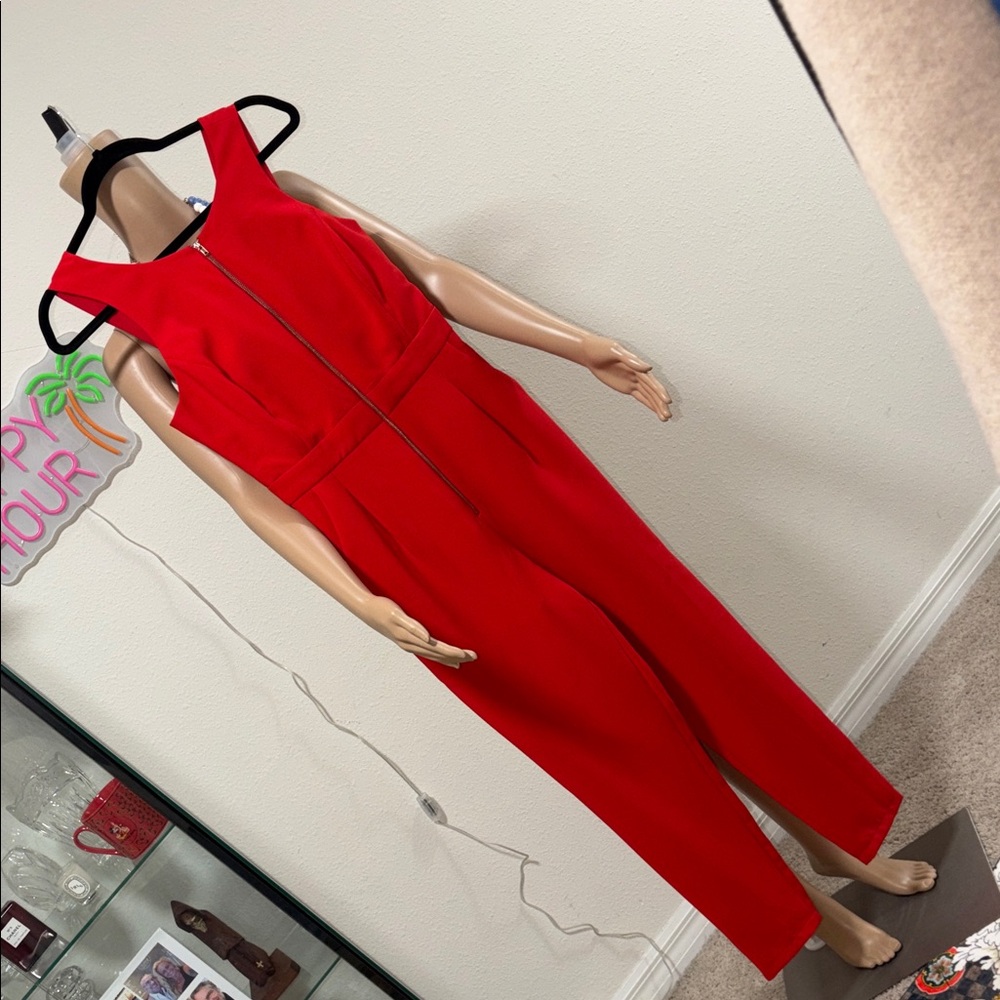 ♥️ bebe Red Jumpsuit ♥️